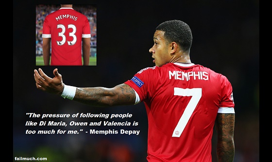 Memphis Depay gives up Number 7 shirt due to intense pressure